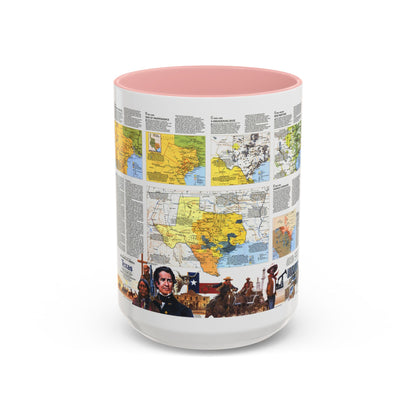 USA - Texas 2 (1986) (Map) Accent Coffee Mug