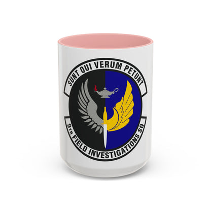 9th Field Investigations Squadron (U.S. Air Force) Accent Coffee Mug