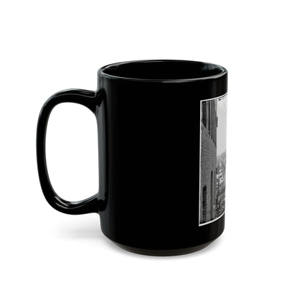 Richmond, Va. Ruins Of Richmond & Petersburg Railroad Bridge (U.S. Civil War) Black Coffee Mug