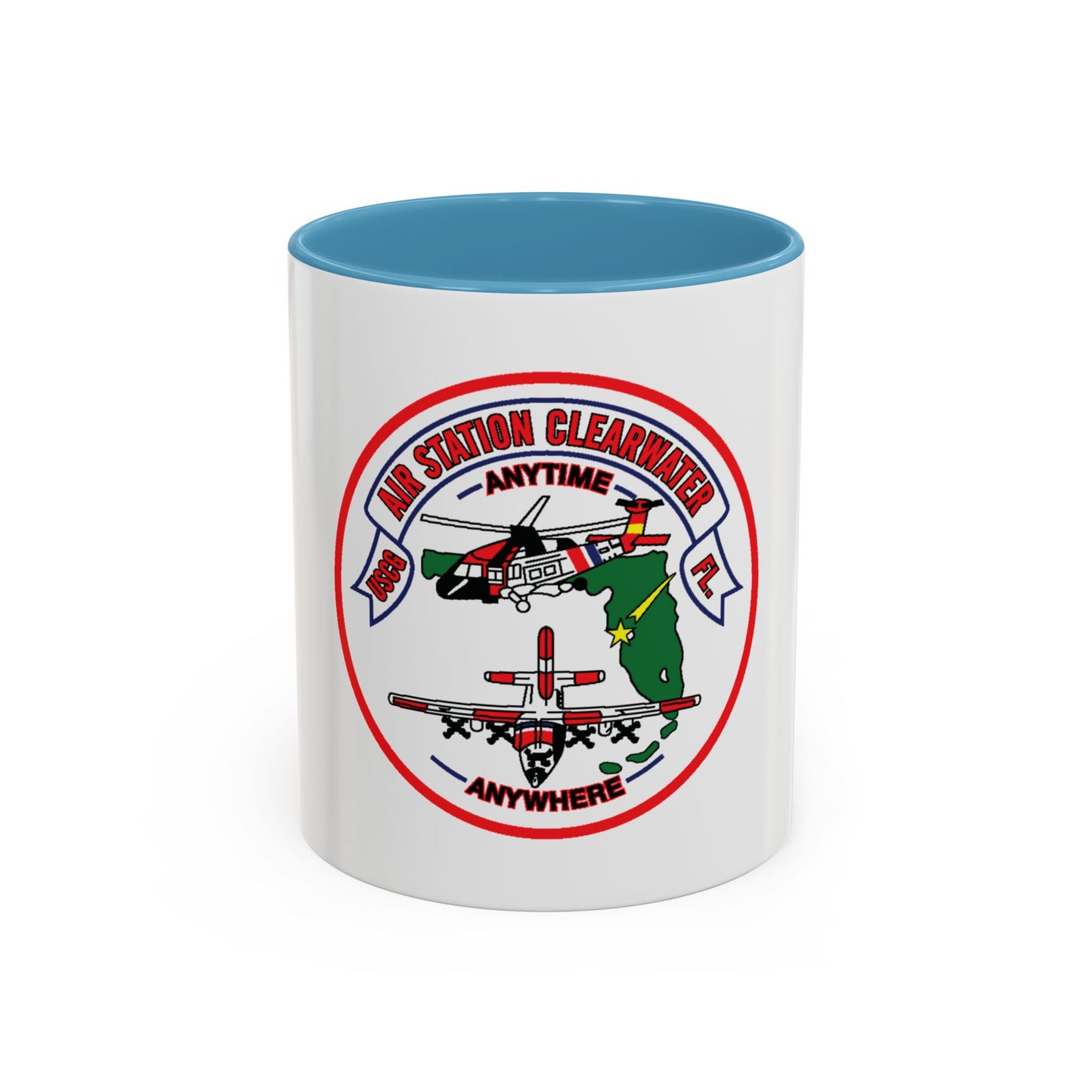 USCG Air Station Clearwater FL (U.S. Coast Guard) Accent Coffee Mug