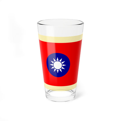 ROC Military Academy Flag (China) Pint Glass 16oz
