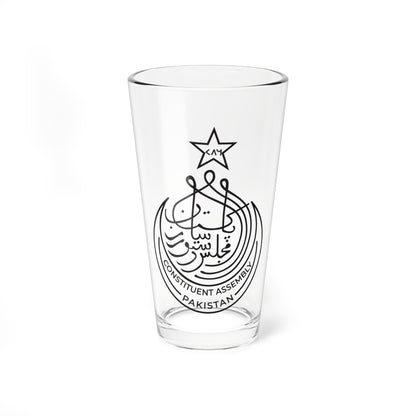 Emblem of Pakistan Constituent Assembly (Pakistan) (Coat of Arms) Pint Glass 16oz