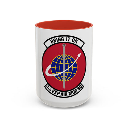 4th Expeditionary Air Mobility Squadron (U.S. Air Force) Accent Coffee Mug