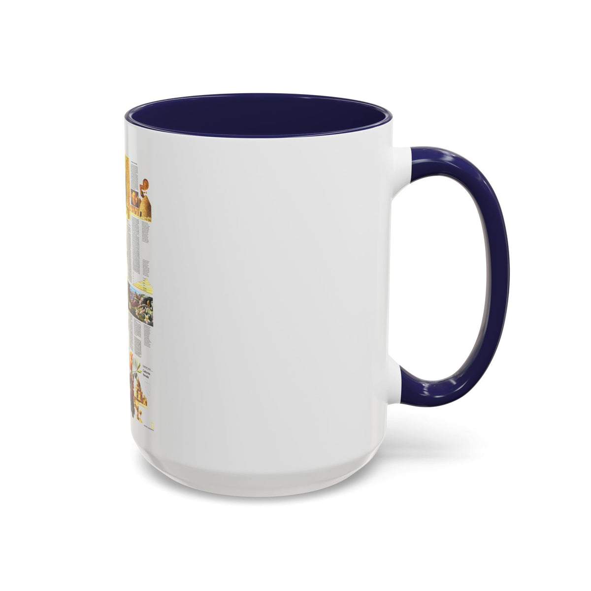 USA - California and Nevada 2 (1974) (Map) Accent Coffee Mug