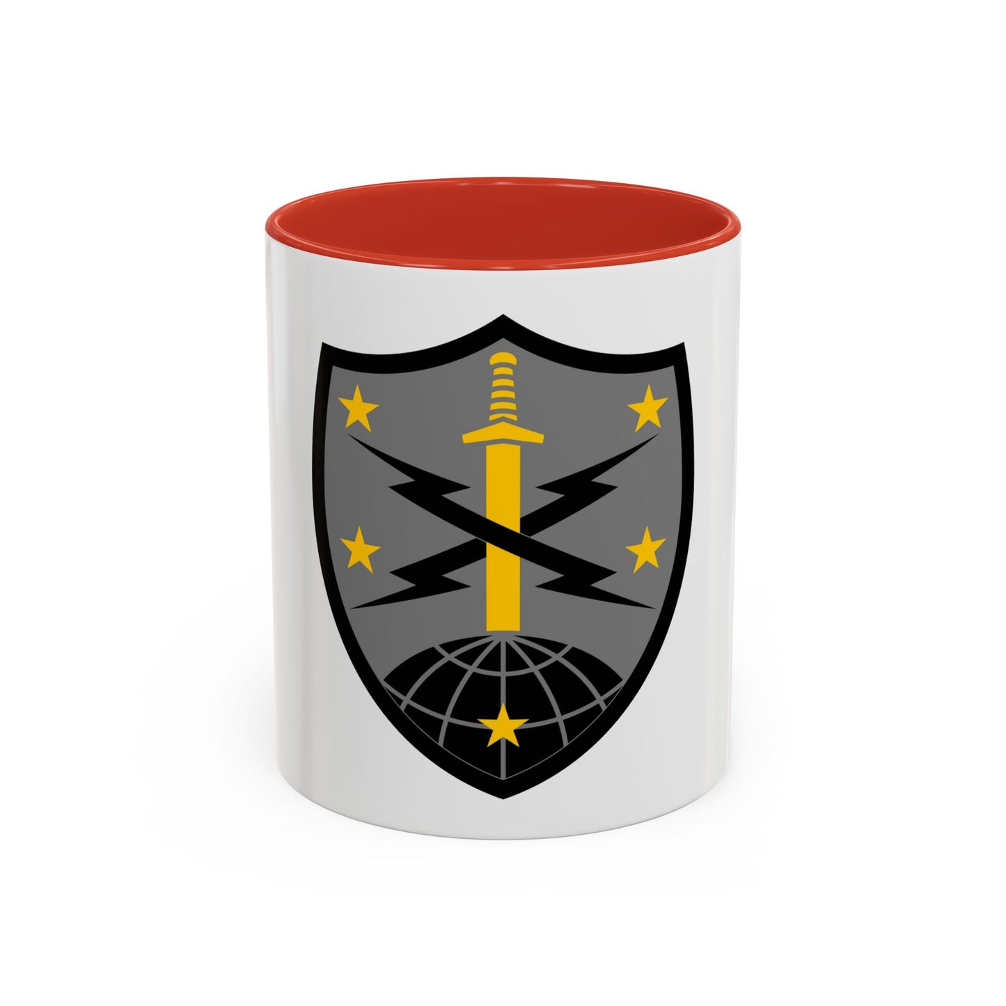 91 Cyber Brigade 2 (U.S. Army) Accent Coffee Mug