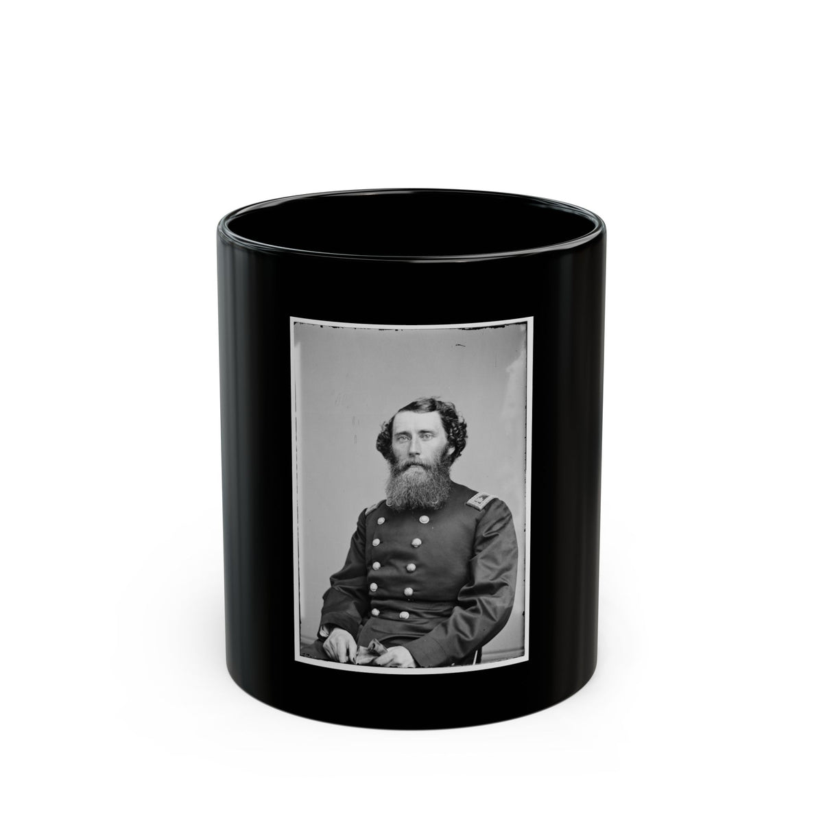 Untitled 004 (U.S. Civil War) Black Coffee Mug
