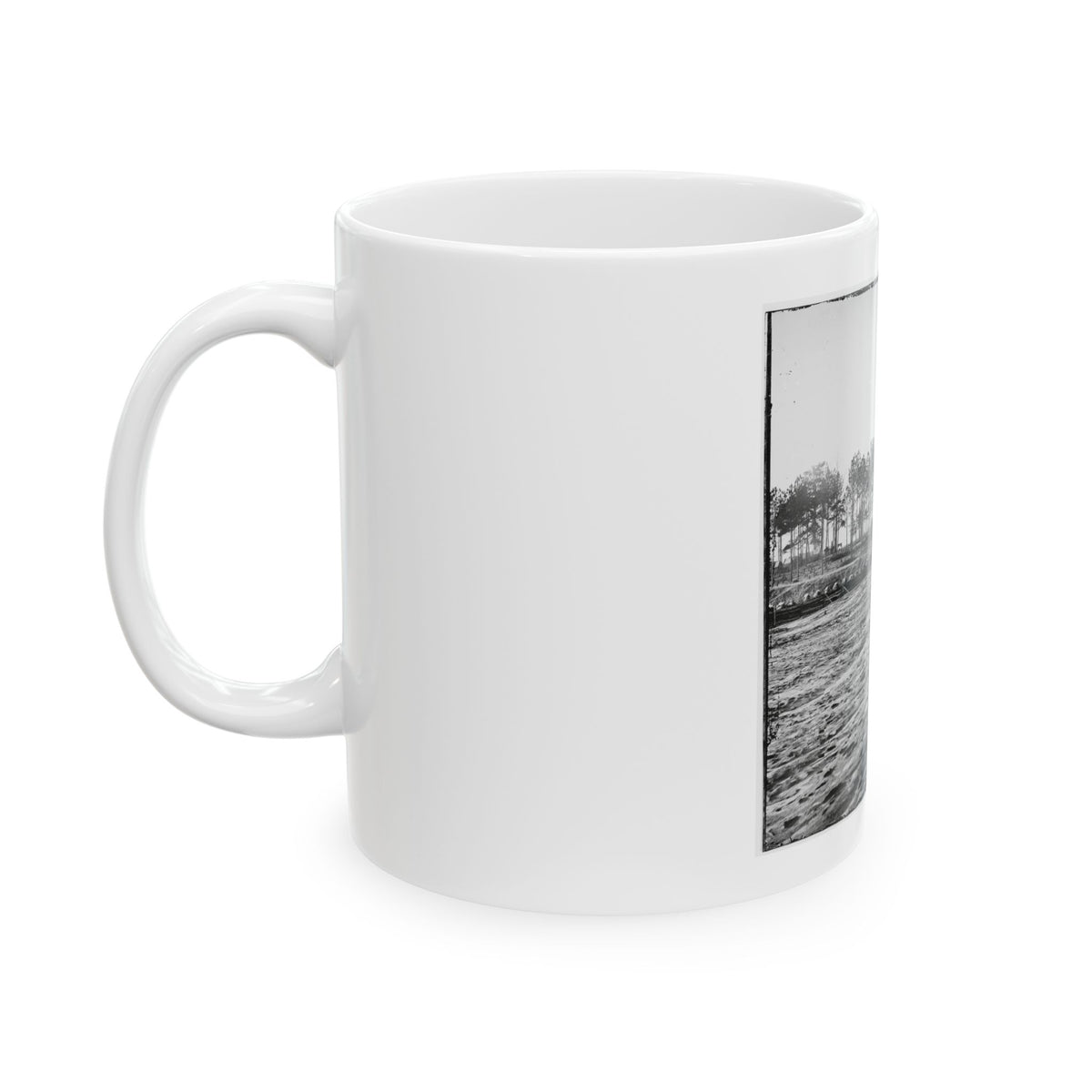 Bermuda Hundred , Virginia. View (U.S. Civil War) White Coffee Mug