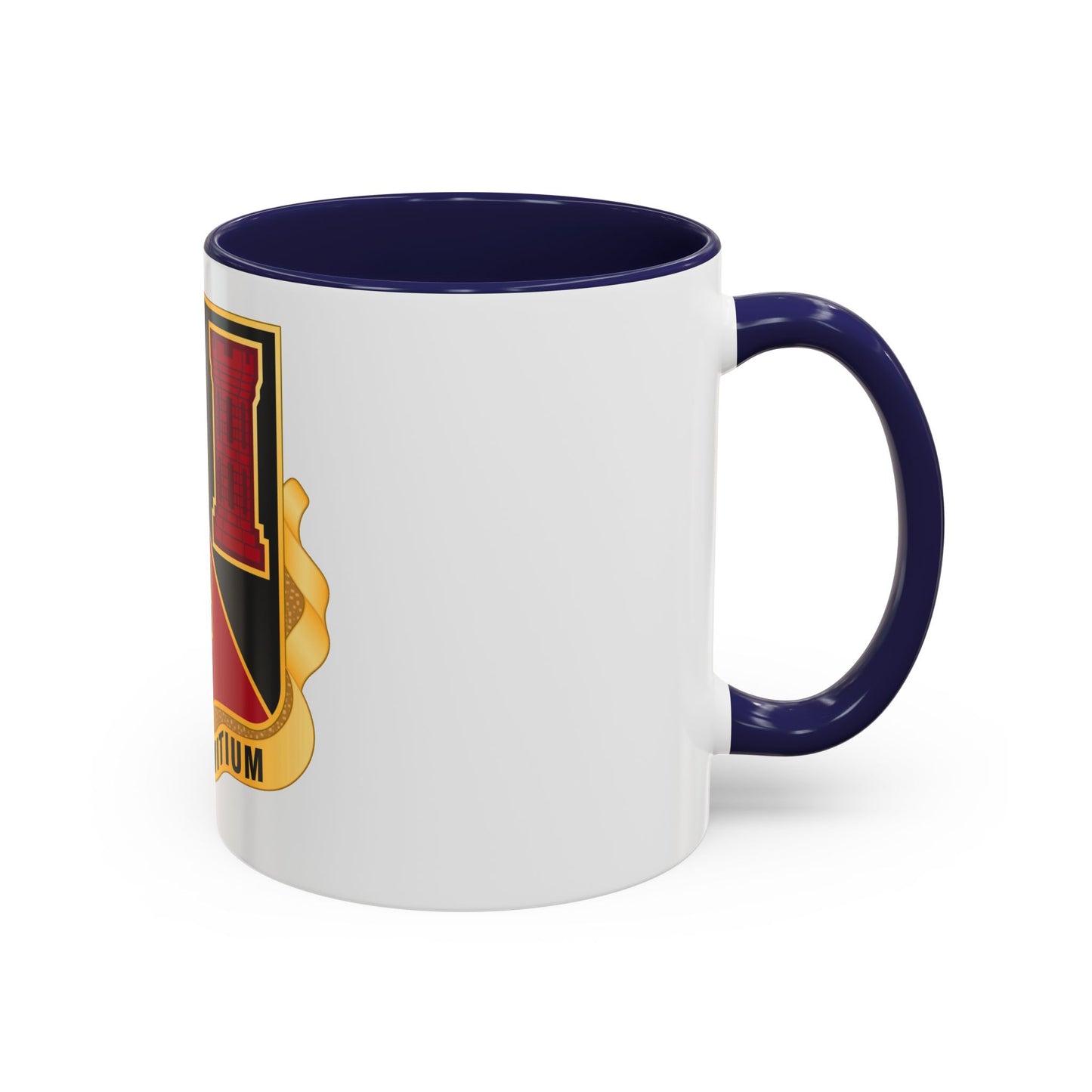 128 Engineer Battalion Nebraska National Guard (U.S. Army) Accent Coffee Mug