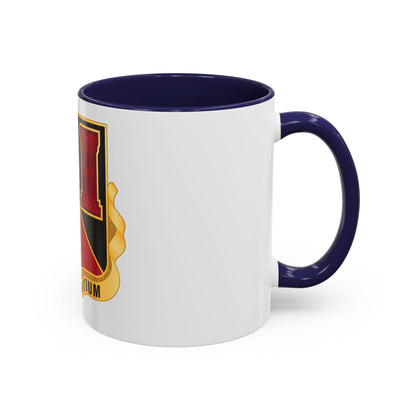 128 Engineer Battalion Nebraska National Guard (U.S. Army) Accent Coffee Mug