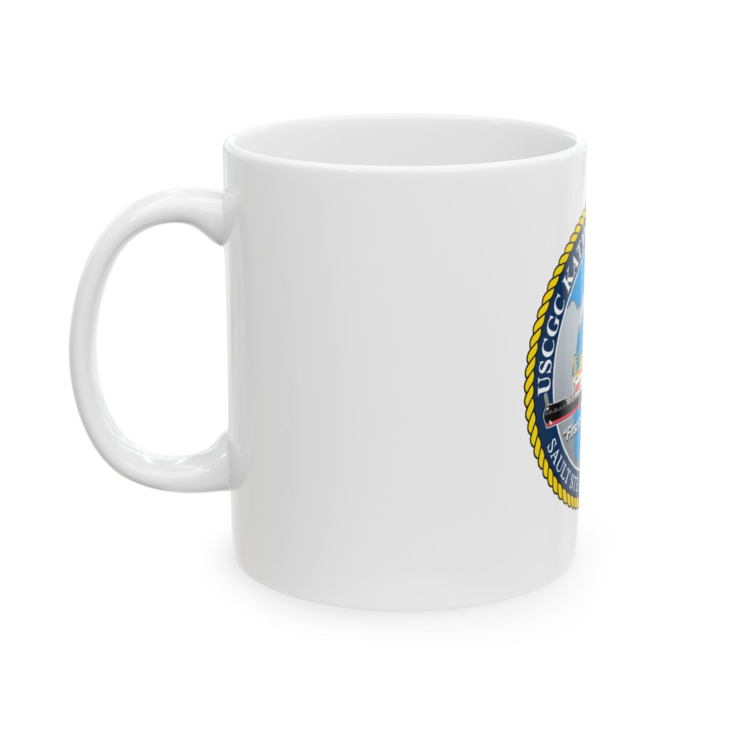 USCG Katmai Bay WTGB 101 (U.S. Coast Guard) White Coffee Mug