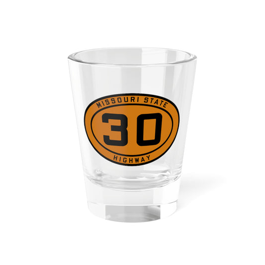 MO-30 1920 (Missouri) (Road Sign) Shot Glass 1.5oz