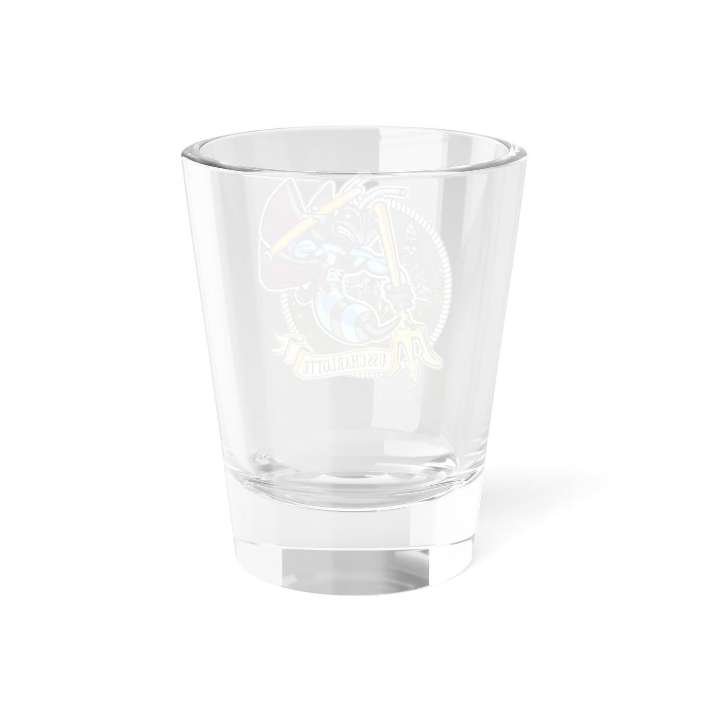 USS Charlotte SSN 766 (U.S. Navy) Shot Glass 1.5oz