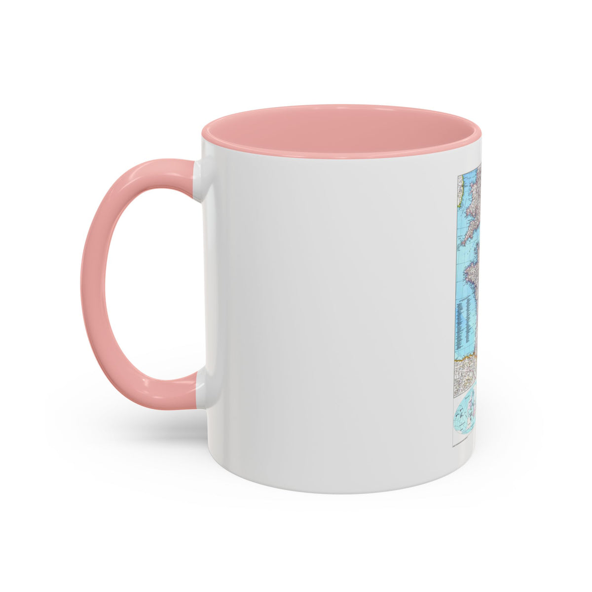 France (1989) (Map) Accent Coffee Mug