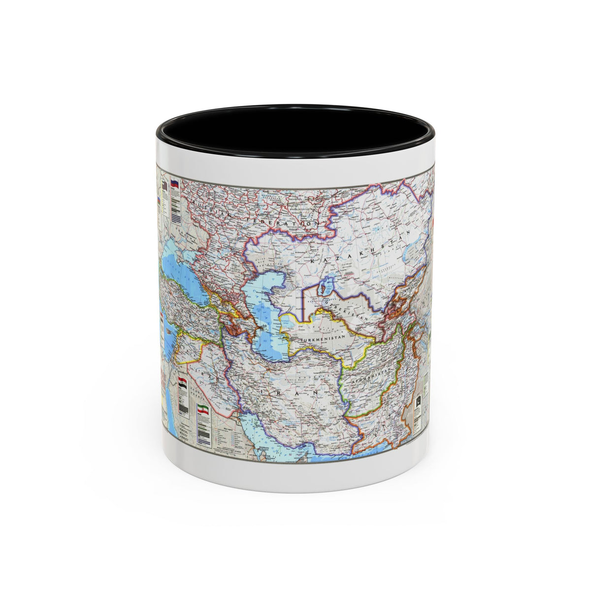 Caspian Region- Promise and Peril (1999) (Map) Accent Coffee Mug