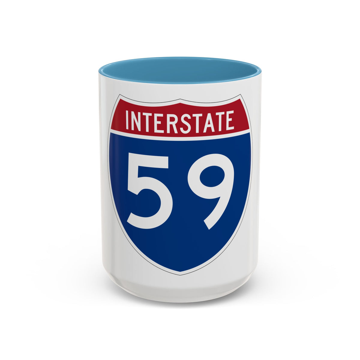 Interstate 59 (U.S. Highways) Accent Coffee Mug