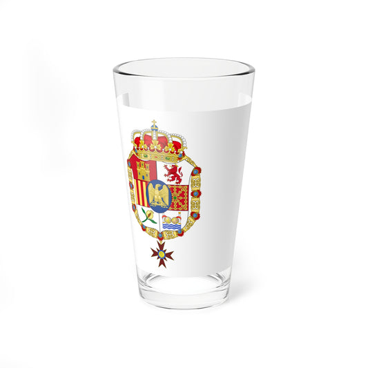 Flag of Spain 1808-1813 (Spain) Pint Glass 16oz