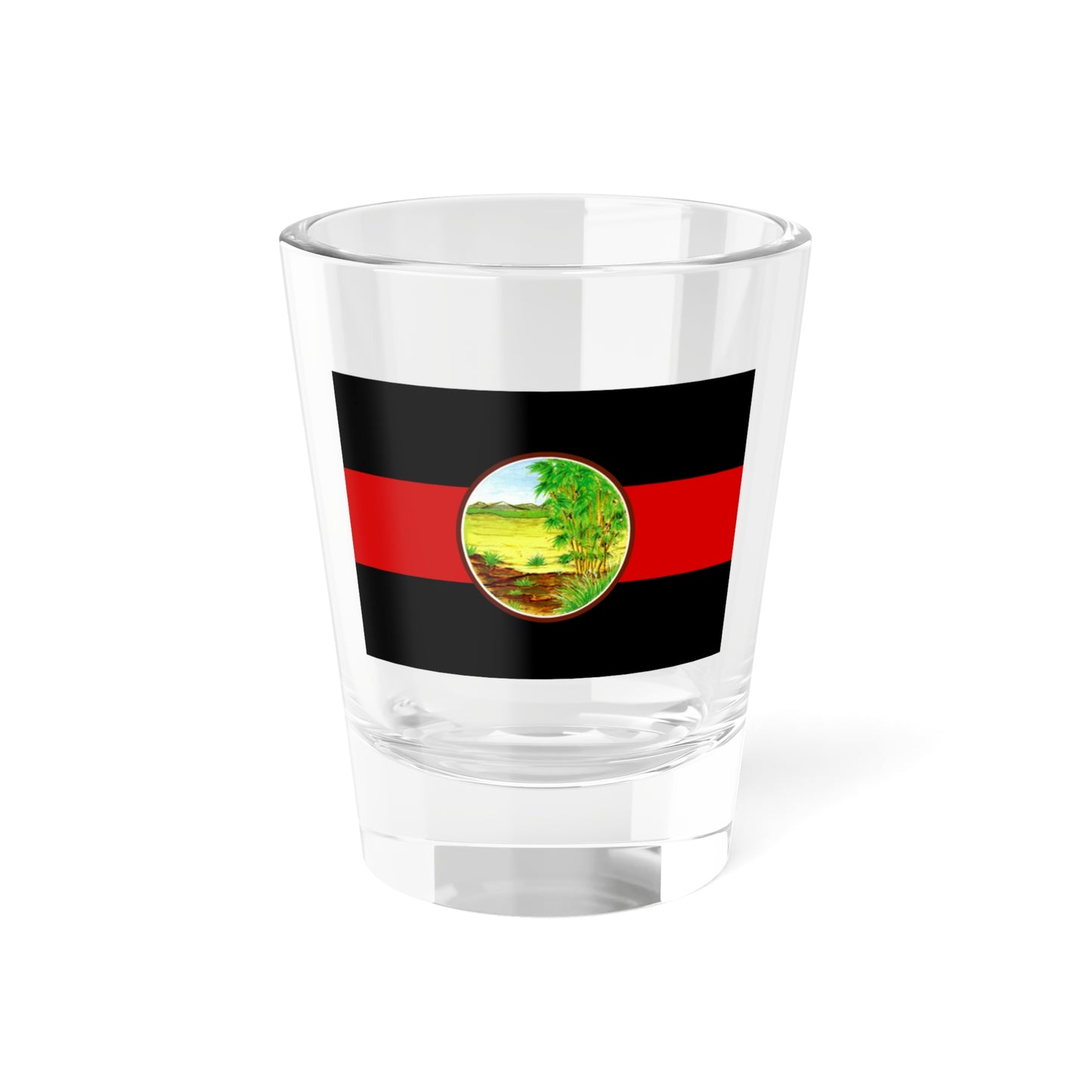 Flag of Nong Khai Province Thailand - Shot Glass 1.5oz