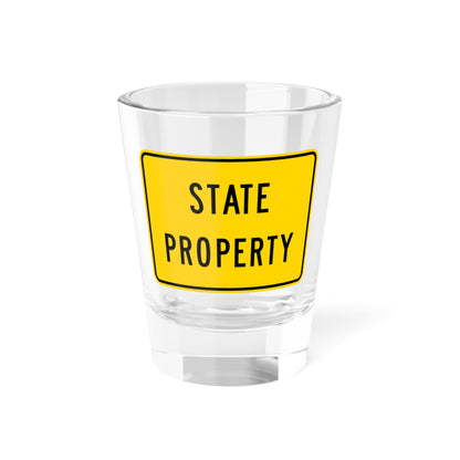MUTCD-CA S1-1 (California) (Road Sign) Shot Glass 1.5oz