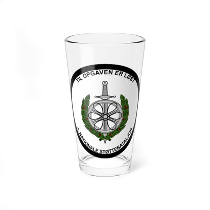 Emblem for the IV-TRR (Denmark) (Coat of Arms) Pint Glass 16oz
