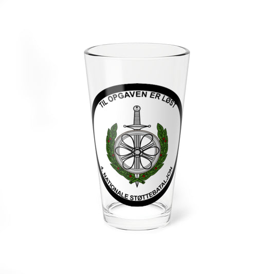 Emblem for the IV-TRR (Denmark) (Coat of Arms) Pint Glass 16oz