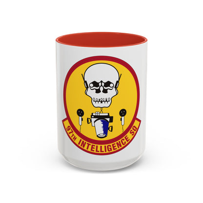 97th Intelligence Squadron (U.S. Air Force) Accent Coffee Mug