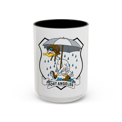 USCG Air Station Port Angeles PAAS (U.S. Coast Guard) Accent Coffee Mug