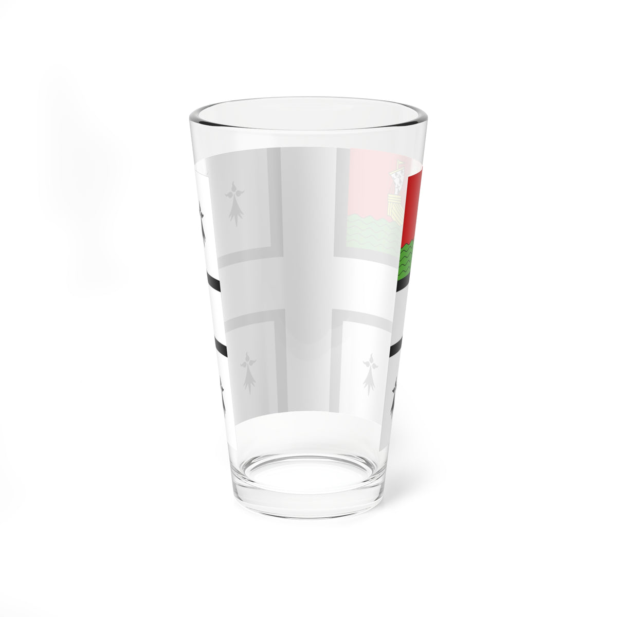 Drapeau de Nantes (France) Pint Glass 16oz