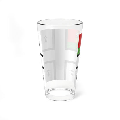Drapeau de Nantes (France) Pint Glass 16oz