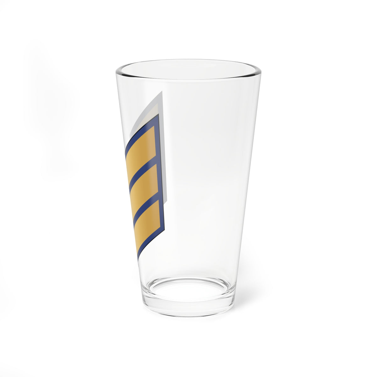 03. KAF SGT (Kuwait) (Military Rank) Pint Glass 16oz