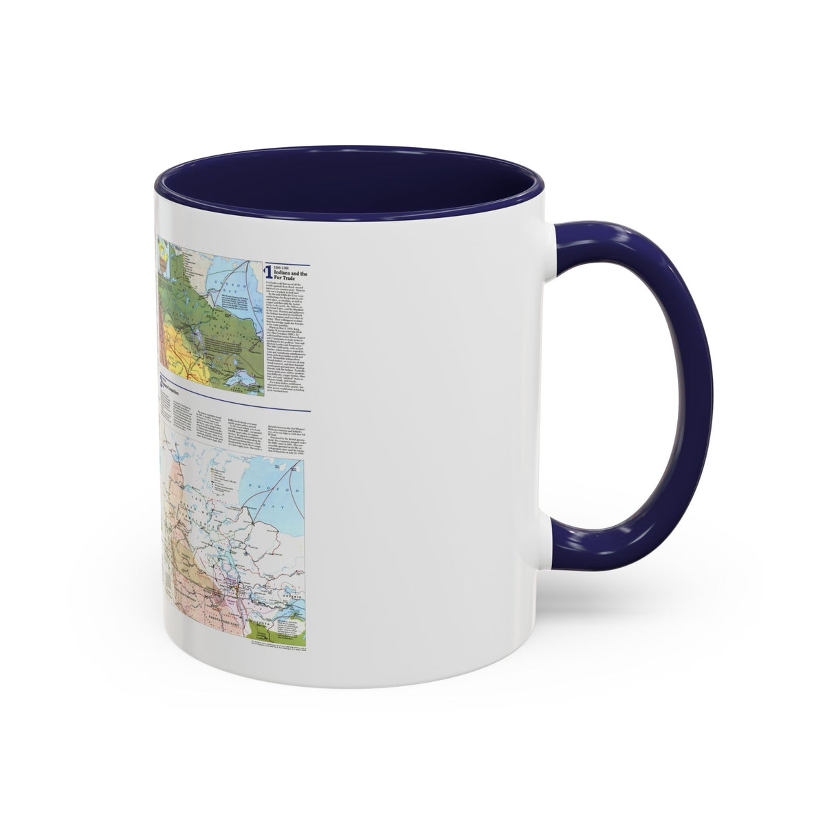 Canada - Prairie Provinces 2 (1995) (Map) Accent Coffee Mug