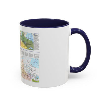 Canada - Prairie Provinces 2 (1995) (Map) Accent Coffee Mug