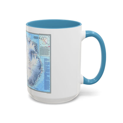 Antarctica (1987) (Map) Accent Coffee Mug