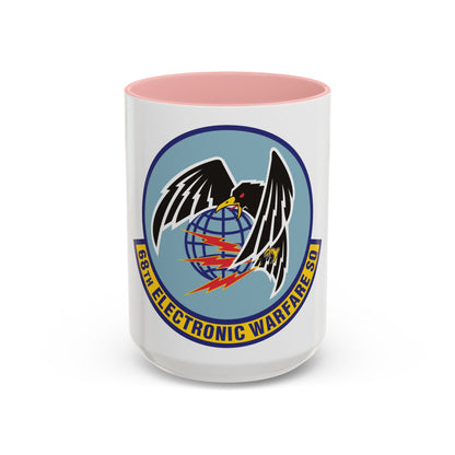 68th Electronic Warfare Squadron (U.S. Air Force) Accent Coffee Mug