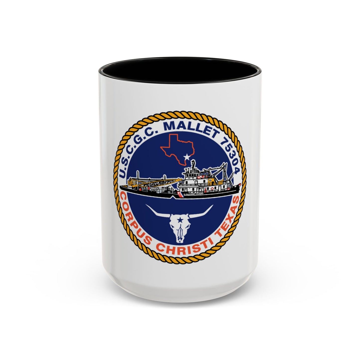 USCGC Mallet 75304 (U.S. Coast Guard) Accent Coffee Mug