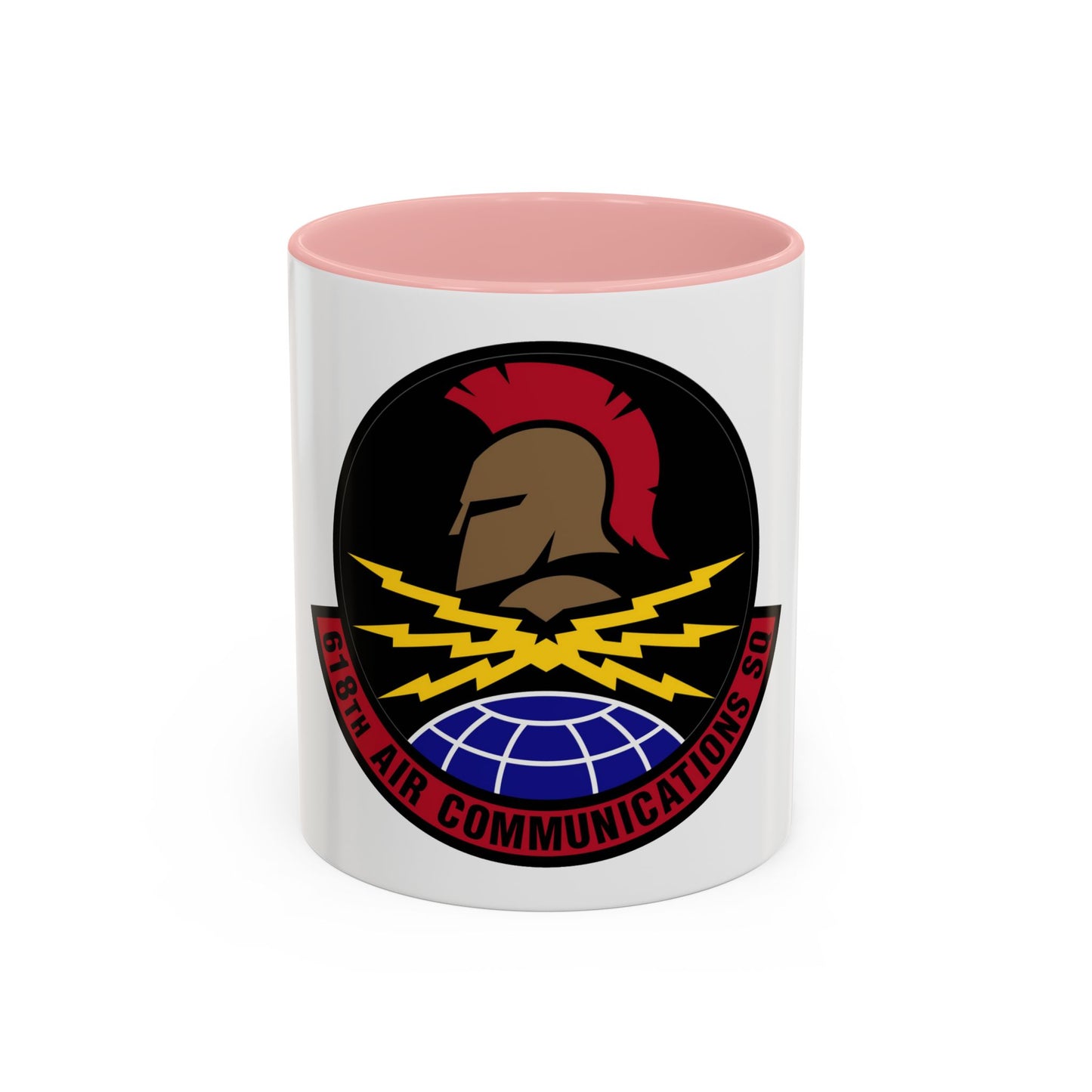 618 Air Communications Squadron AMC (U.S. Air Force) Accent Coffee Mug