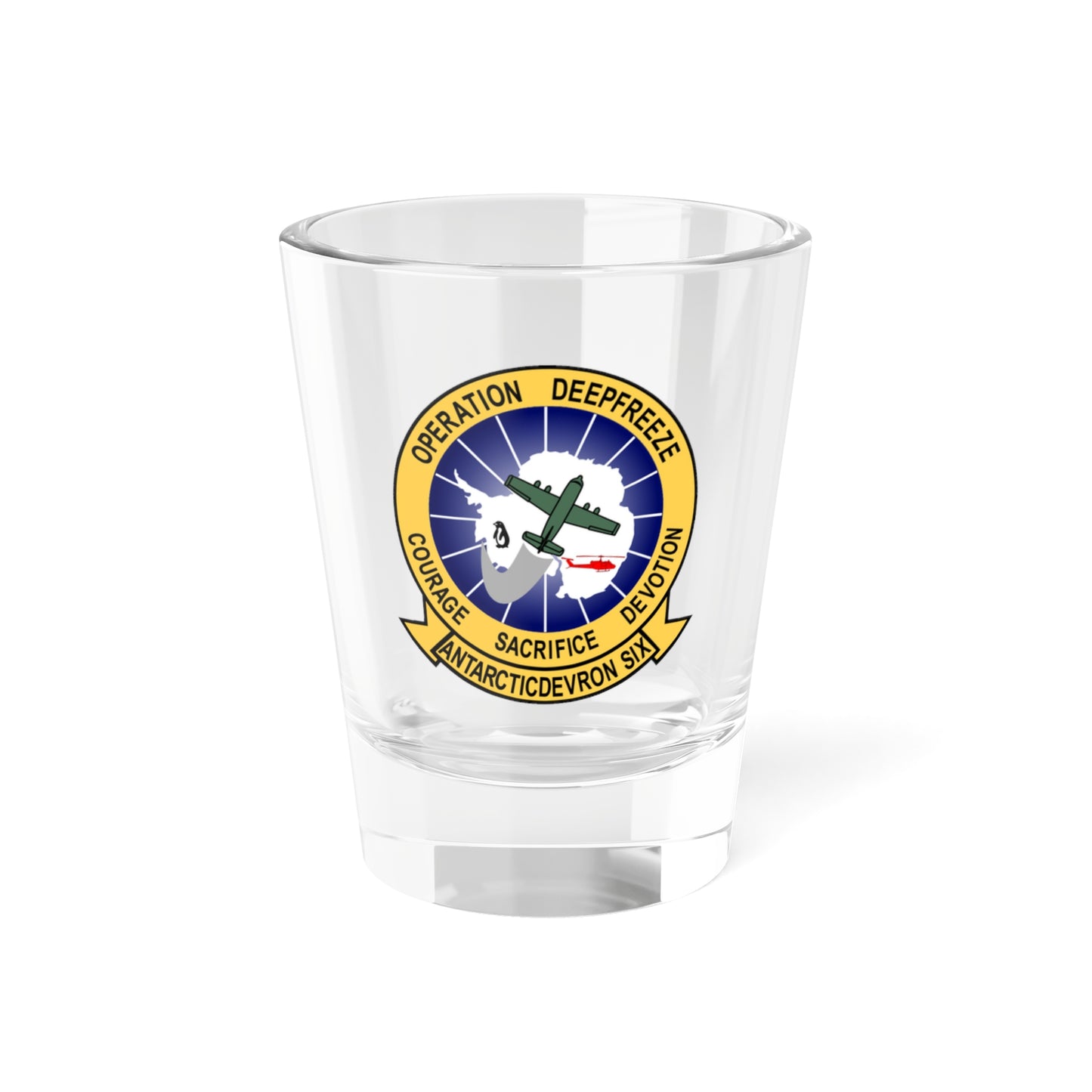 Verre à liqueur VXE 6 Puckered Penguins (US Navy) 1,5 oz