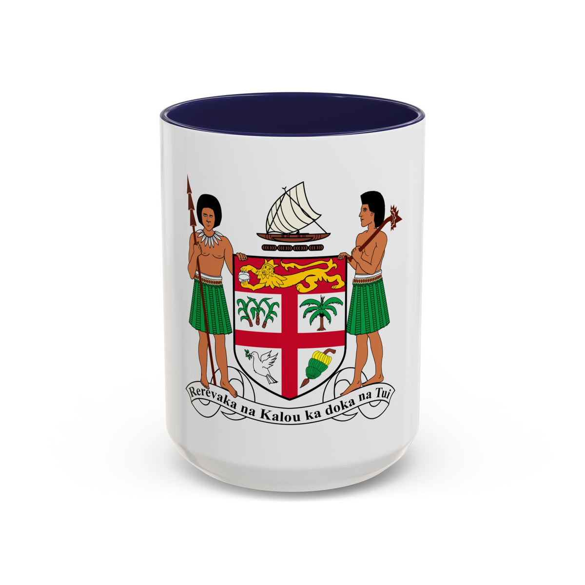 Coat of arms of Fiji - Accent Coffee Mug