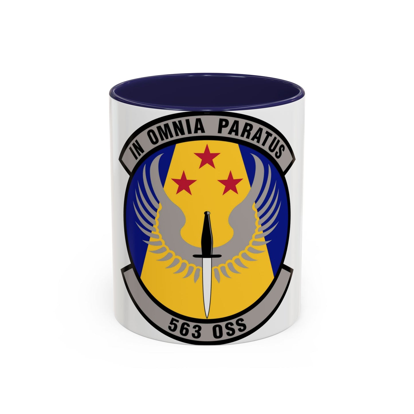 563d Operations Support Squadron (U.S. Air Force) Accent Coffee Mug