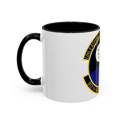 912th Aircraft Maintenance Squadron (U.S. Air Force) Accent Coffee Mug