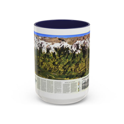 High Himalaya (1988) (Map) Accent Coffee Mug