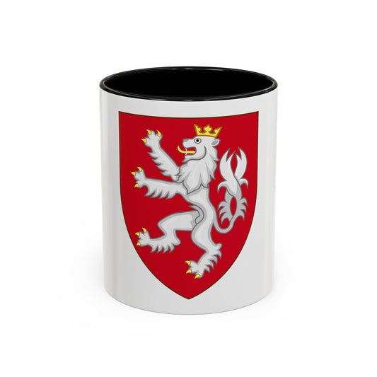 Coat of arms of the House of Luxembourg-Bohemia - Accent Coffee Mug