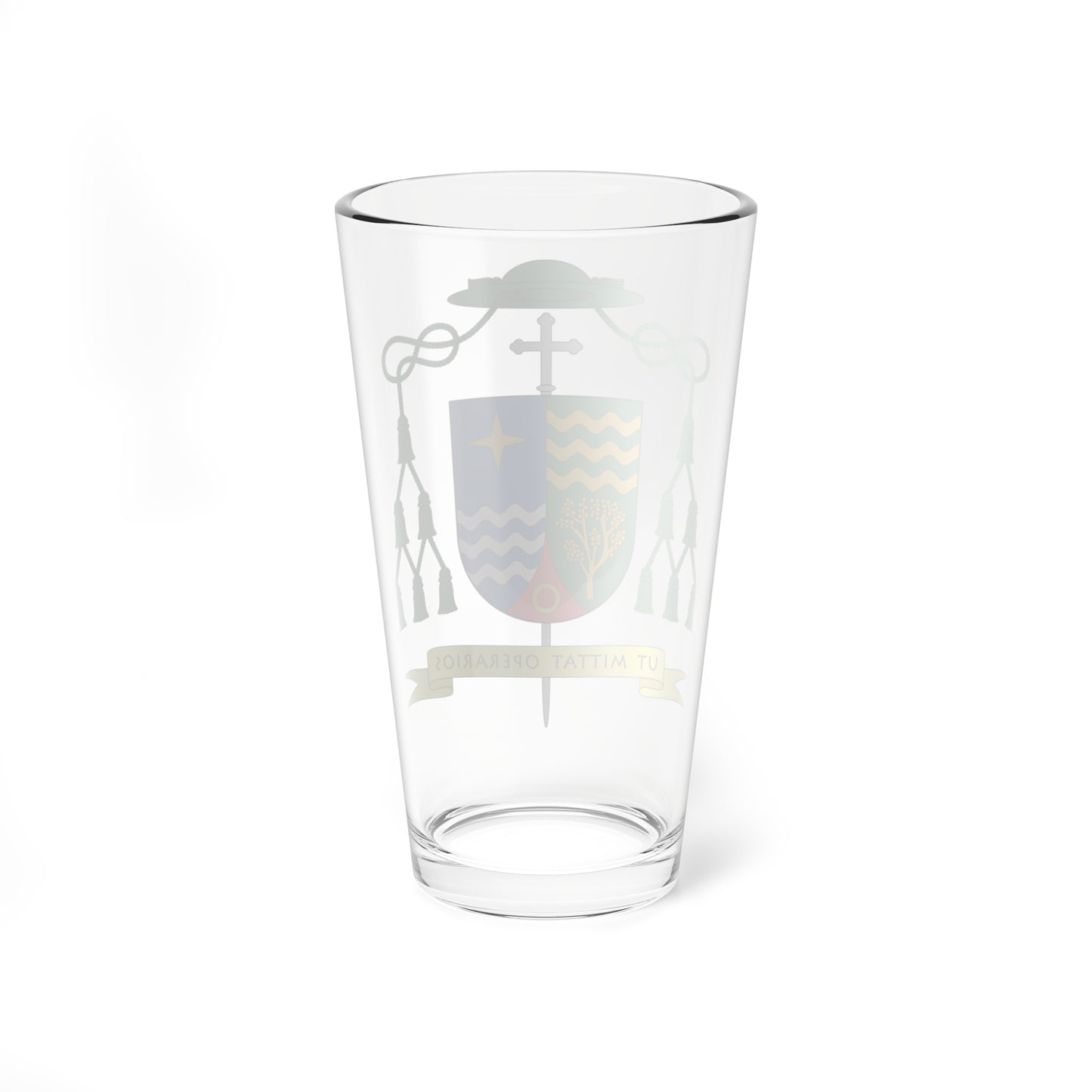 Escudo de Jesús Moliné Labarta (Spain) (Coat of Arms) Pint Glass 16oz