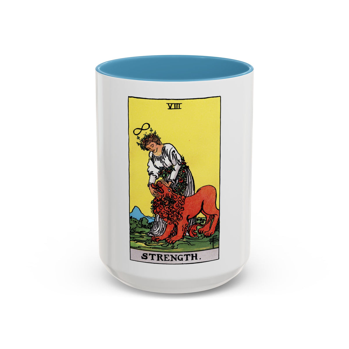 Strength (Tarot Card) Accent Coffee Mug
