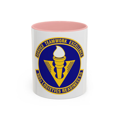 902d Logistics Readiness Squadron (U.S. Air Force) Accent Coffee Mug