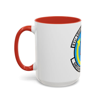 51st Logistics Support Squadron (U.S. Air Force) Accent Coffee Mug