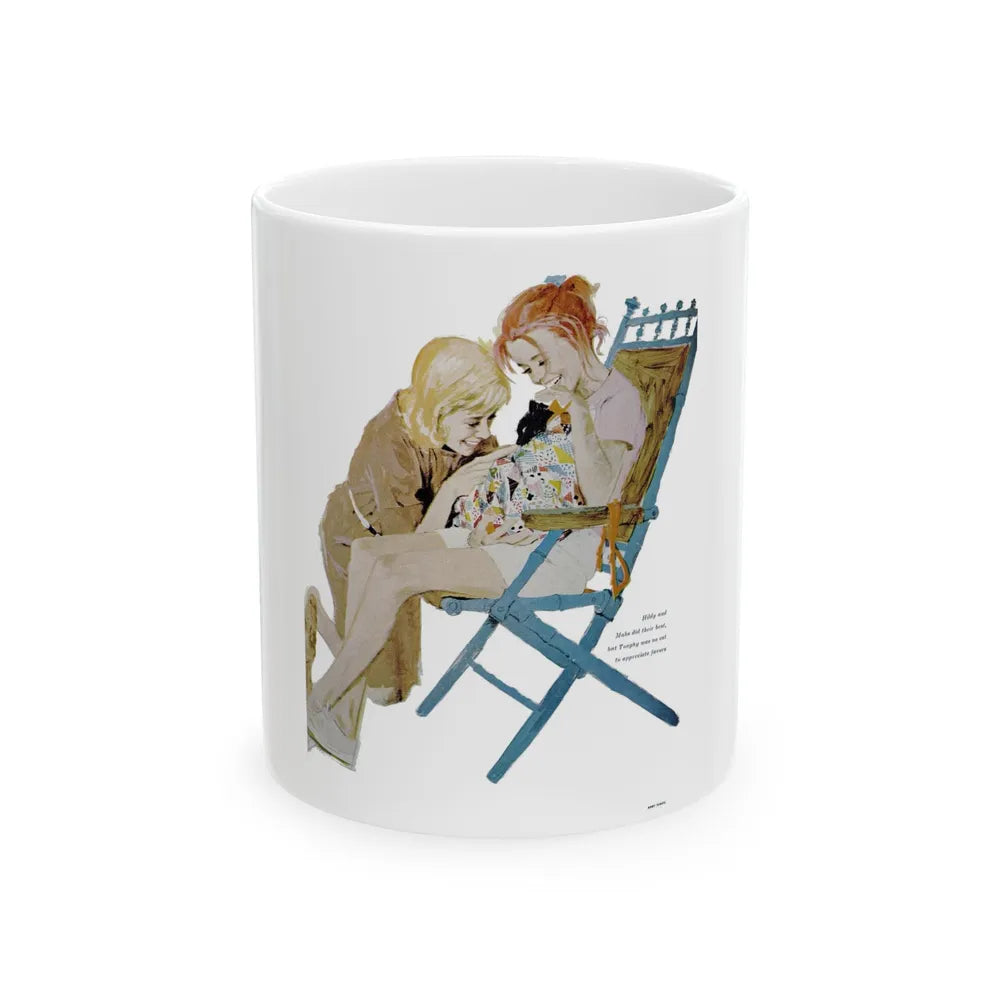 Cousin Junip, Good Housekeeping, January 1963 - White Coffee Mug-11oz-Go Mug Yourself