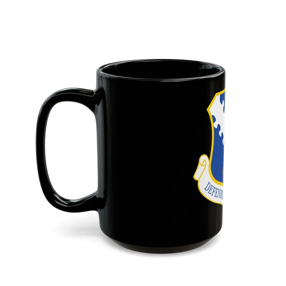 182d Airlift Wing insignia AFD 080128 056 (U.S. Air Force) Black Coffee Mug-Go Mug Yourself