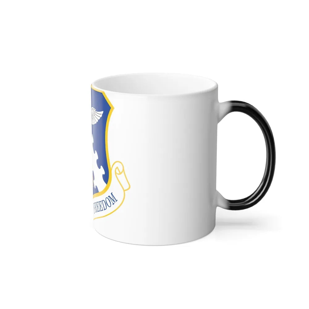 182d Airlift Wing insignia AFD 080128 056 (U.S. Air Force) Color Changing Coffee Mug-Go Mug Yourself