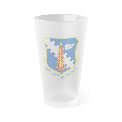 182d Airlift Wing insignia AFD 080128 056 (U.S. Air Force) Frosted Pint Glass 16oz-16oz-Frosted-Go Mug Yourself