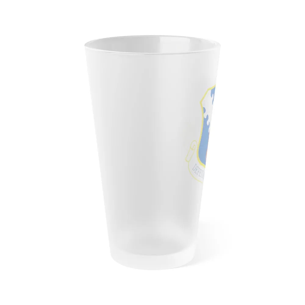 182d Airlift Wing insignia AFD 080128 056 (U.S. Air Force) Frosted Pint Glass 16oz-Go Mug Yourself